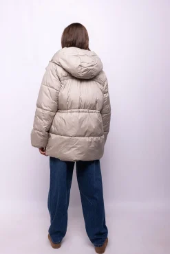 Abrigo acolchado capucha