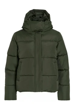 Abrigo acolchado con capucha