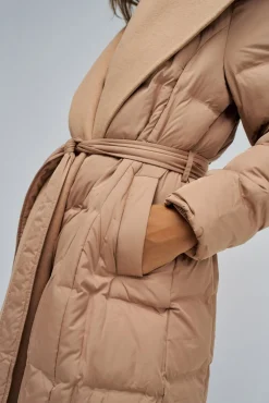 Abrigo acolchado largo