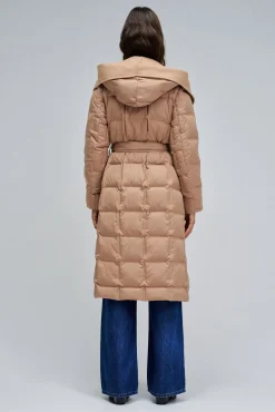 Abrigo acolchado largo