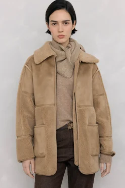 Abrigo combinado texturas