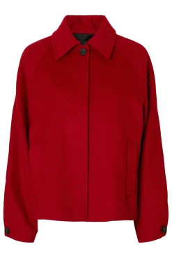 Abrigo corto de lana