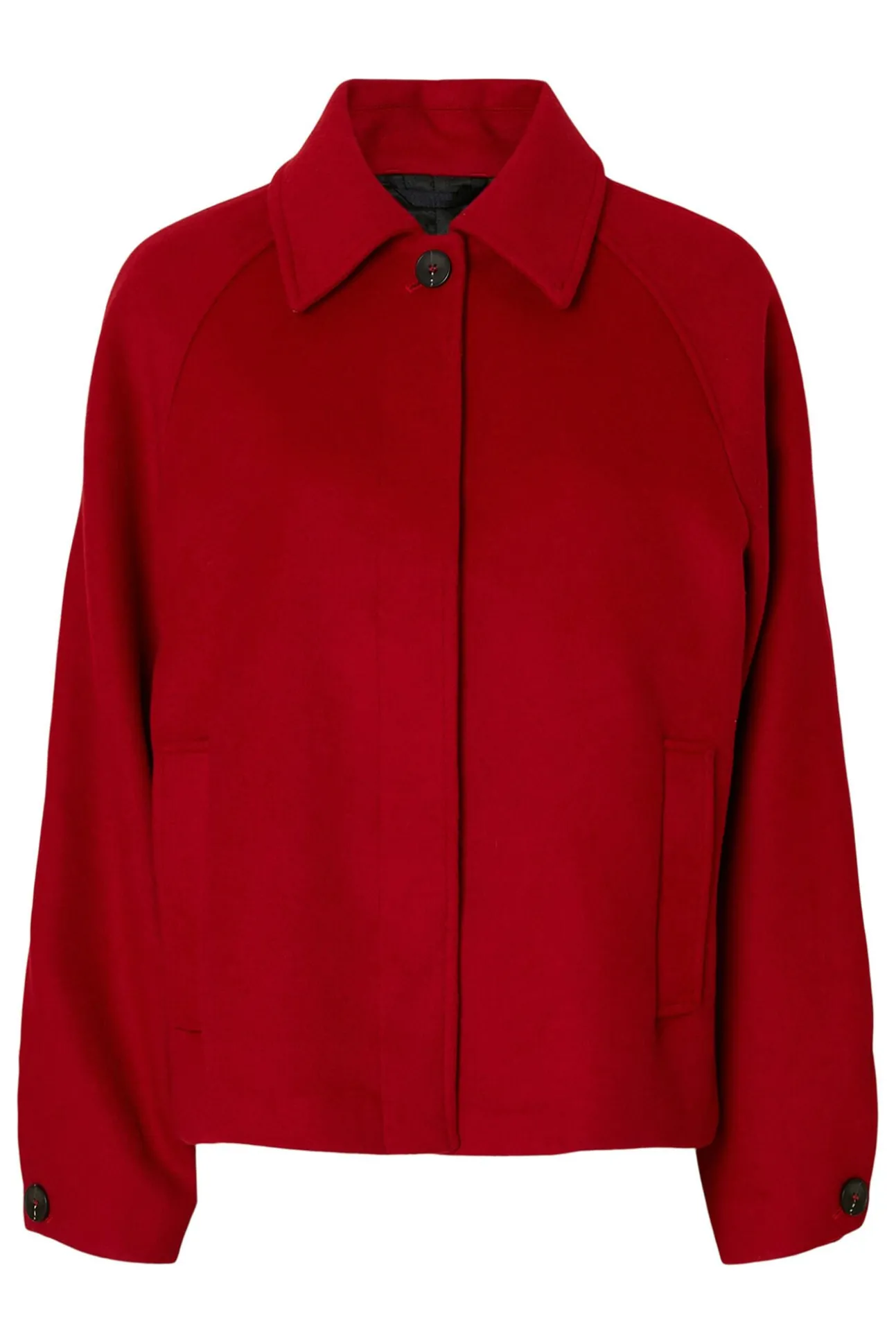 Abrigo corto de lana