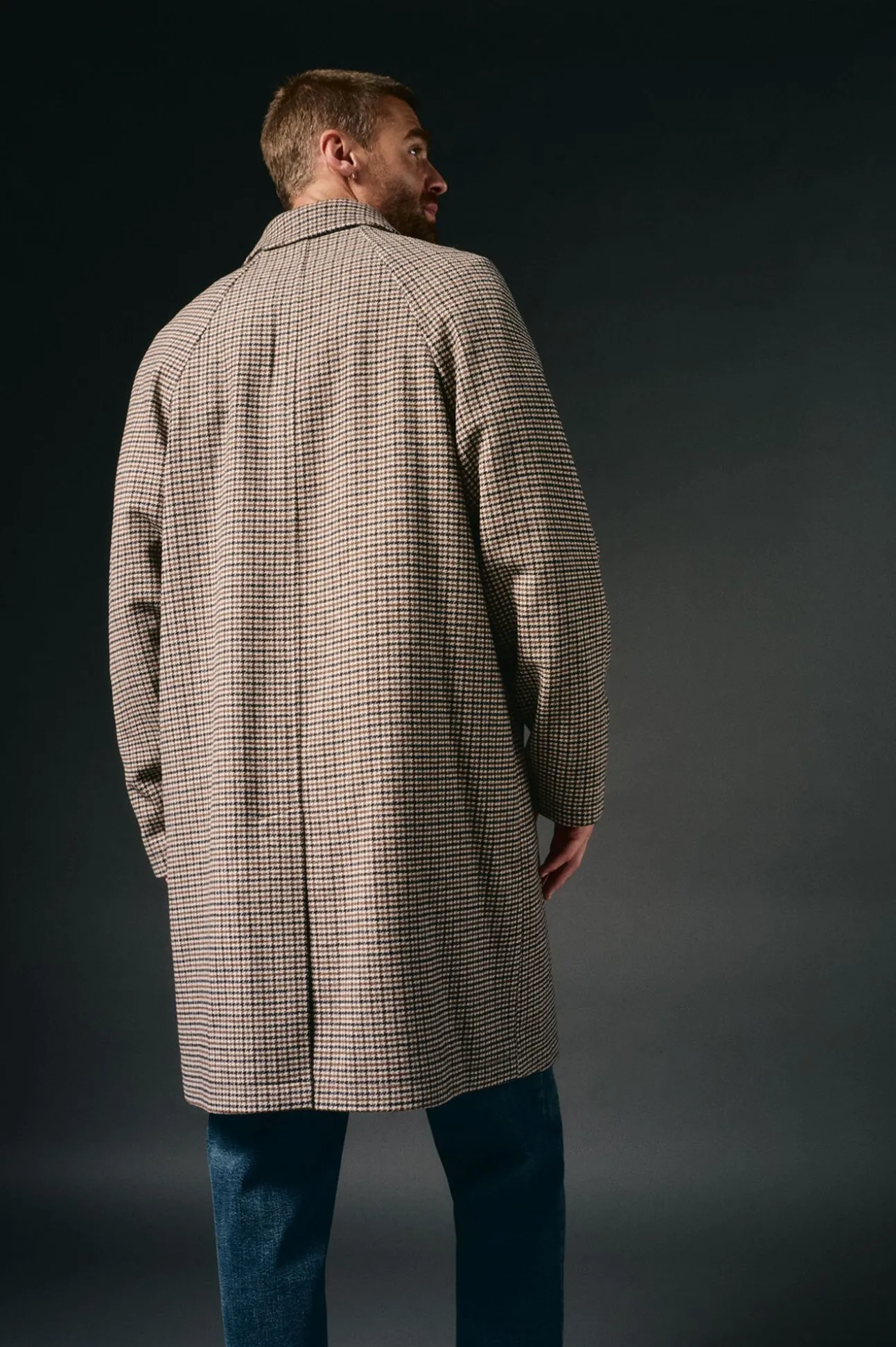 Abrigo cuadro inglesado