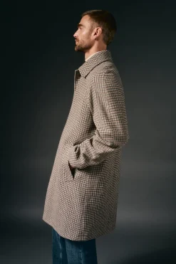 Abrigo cuadro inglesado