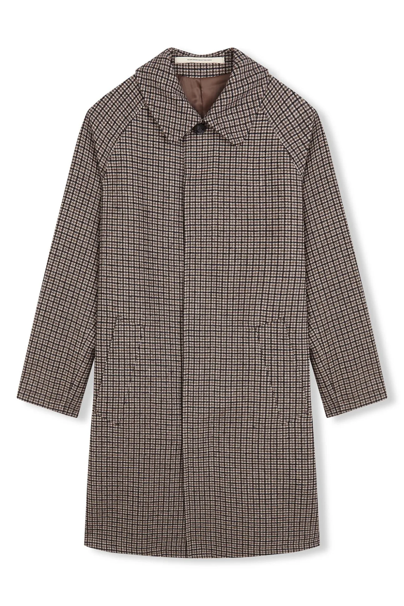 Abrigo cuadro inglesado