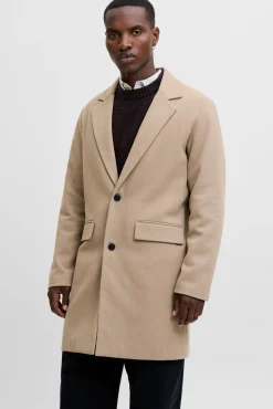 Abrigo cuello italiano