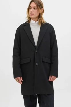 Abrigo cuello italiano