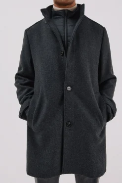 Abrigo cuello tira estructura