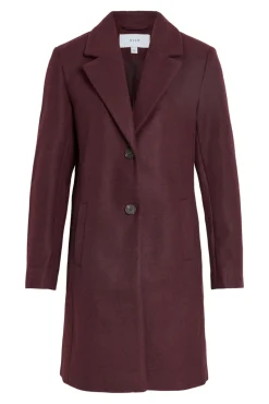 Abrigo de paño con solapas