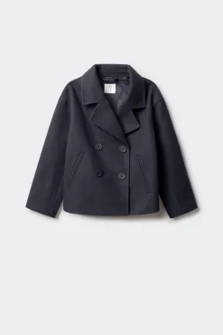 Abrigo de paño corto niña