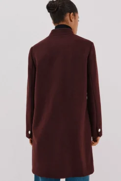 Abrigo doble cruce botón dorado