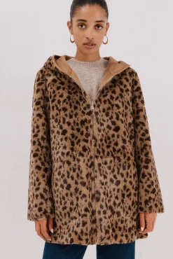 Abrigo efecto doble faz reversible