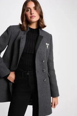 Abrigo entallado de bucle