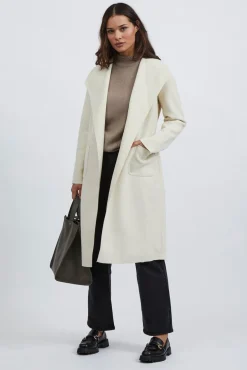 Abrigo largo anudado