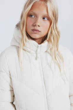 Abrigo largo para niña