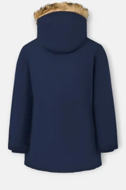 Abrigo largo tecnico capucha