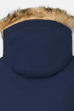 Abrigo largo tecnico capucha