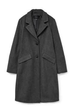 Abrigo mide de paño