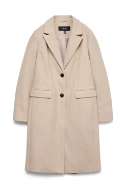 Abrigo midi de paño