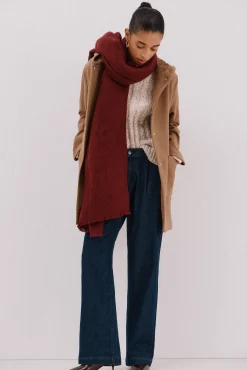 Abrigo paño capucha