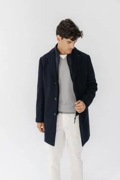 Abrigo pechera desmontable paño