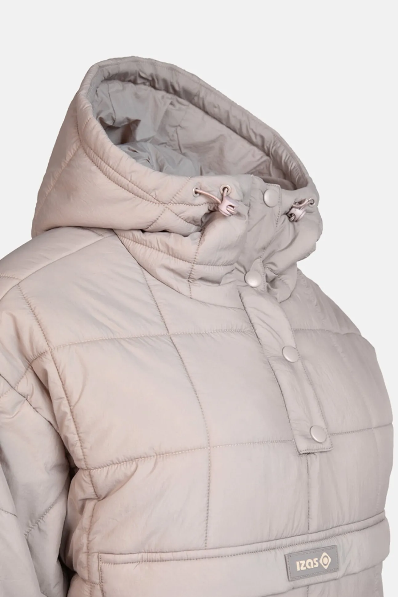 Abrigo tipo canguro peron