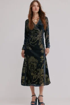 Adriana. Vestido jacquard