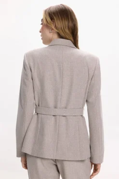 Americana abotonada cruzada