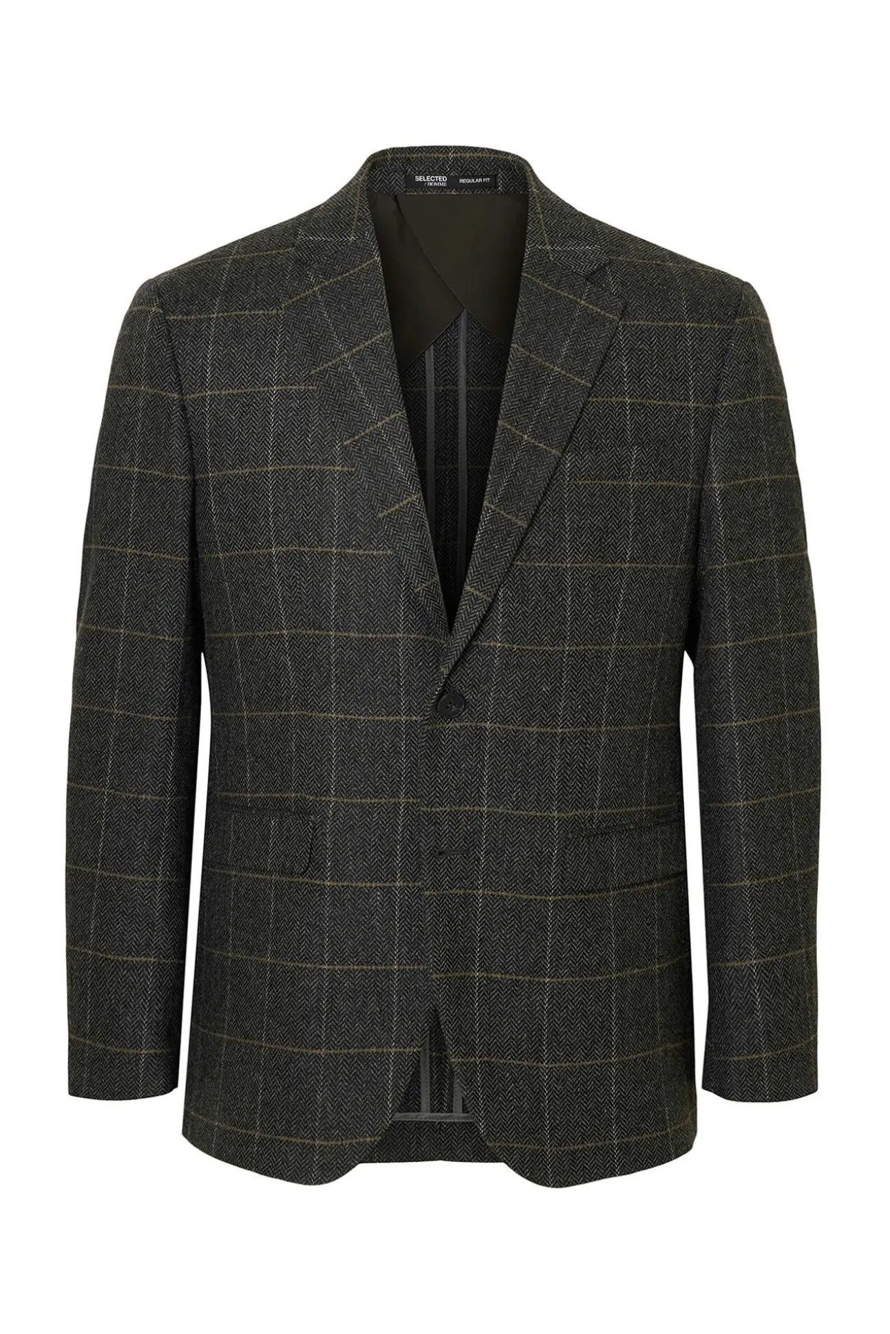 Americana de lana cuadros