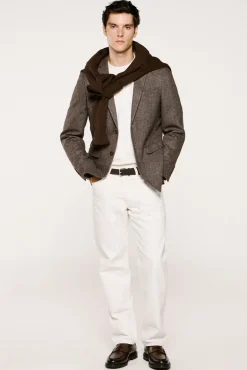 Americana de lana slim fit