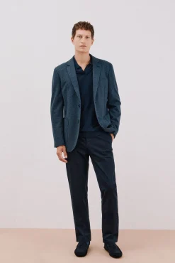 Americana de punto espiga