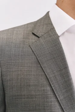 Americana estructura gris slim fit