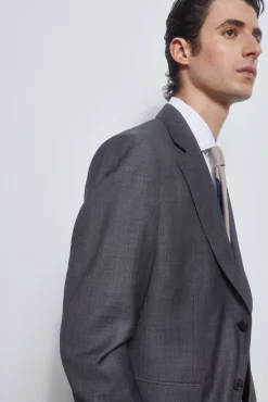 Americana gris bi-stretch slim