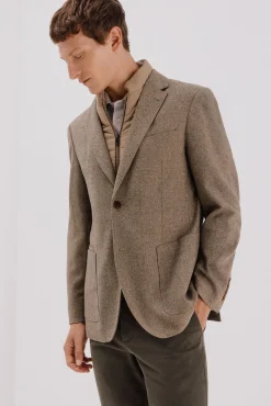 Americana lana con vistas desmontables