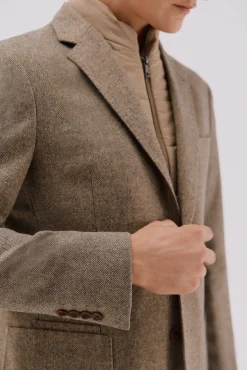 Americana lana con vistas desmontables