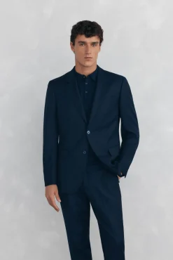 Americana ojo de perdiz bi-stretch slim fit