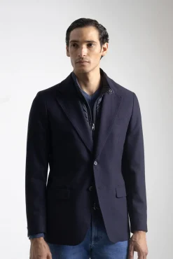 Americana slim cuello desmontable