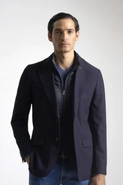 Americana slim cuello desmontable