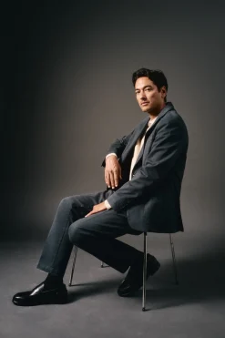 Americana traje algodón coordinado