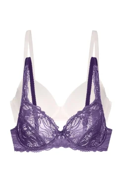 Angie 2 uds sujetador cobertura total sin relleno