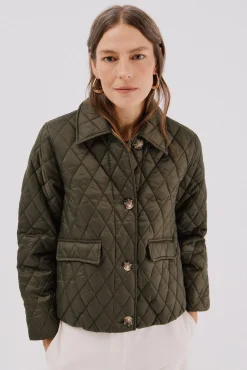 Anorak acolchado botones