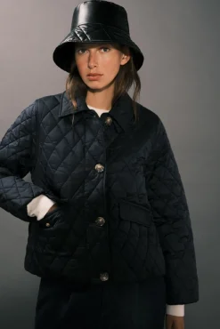 Anorak acolchado botones