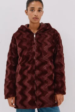 Anorak acolchado reversible efecto pelo