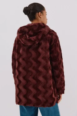 Anorak acolchado reversible efecto pelo