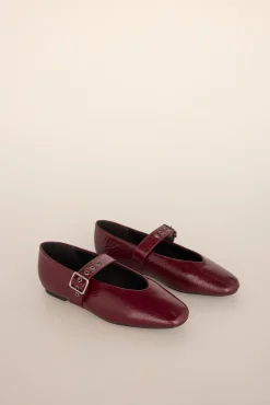 Bailarina de piel con arandelas