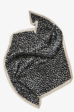 Bandana Plisada Estampada Bicolor