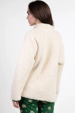 Bata corta borrego baby Yoda Mandalorian mujer