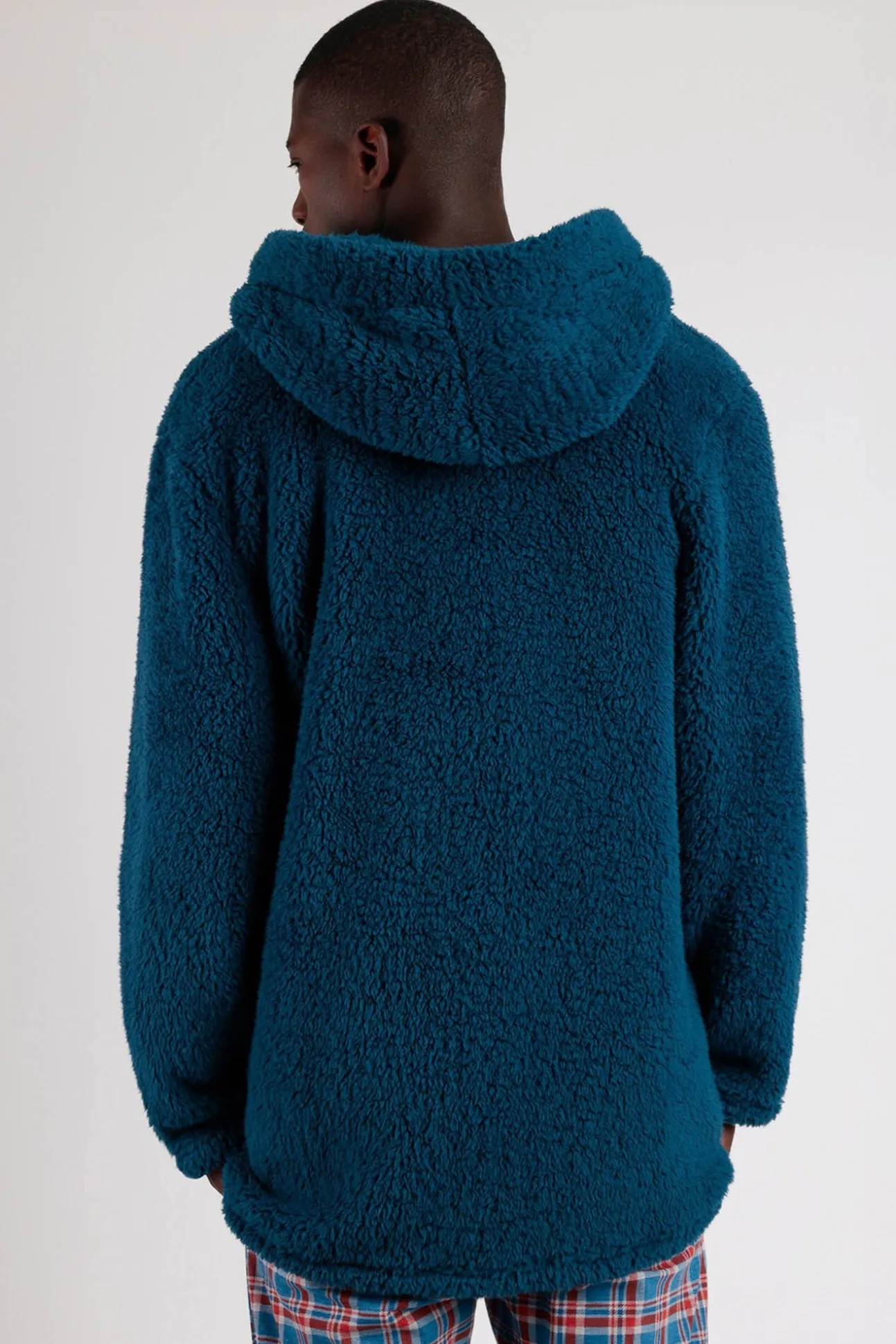 Bata corta borrego Paddington para hombre