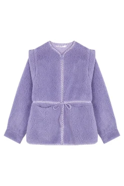 Bata corta borreguito lila